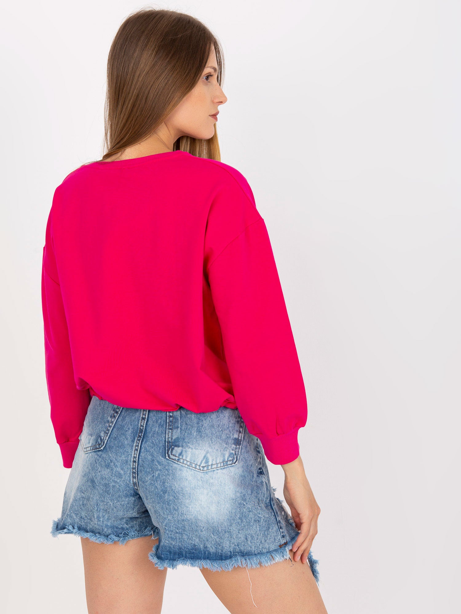 Fuksjowa bluza bez kaptura ze ściągaczem RUE PARIS