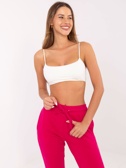 BASIC FEEL GOOD Fuksjowe spodnie typu jogger