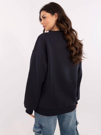 Grafitowa bluza oversize z napisem Harvard