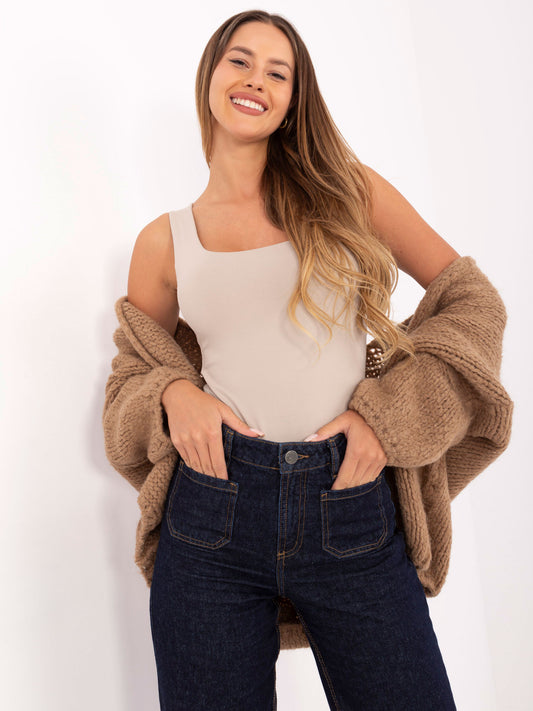 SUBLEVEL Granatowe jeansy typu relaxed fit