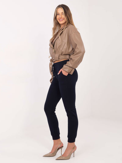 Spodnie dresowe basic granatowe