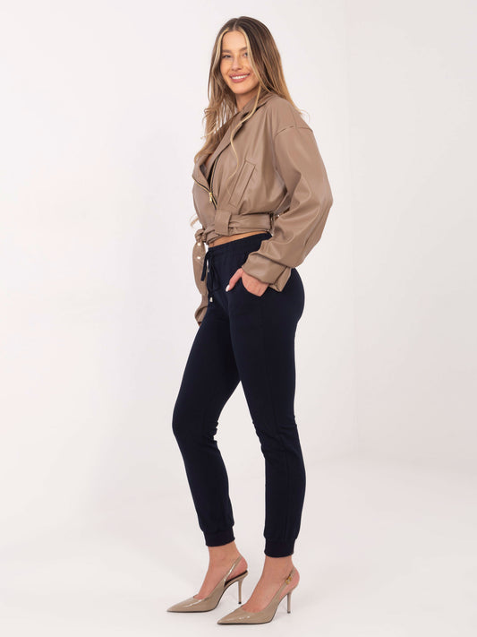 Spodnie dresowe basic granatowe