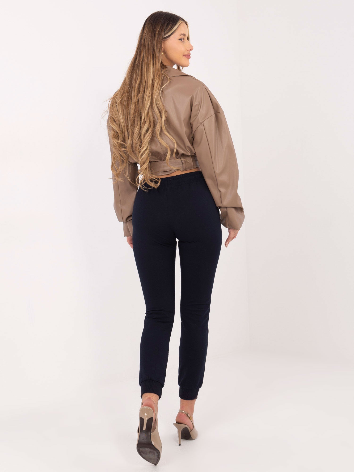 Spodnie dresowe basic granatowe