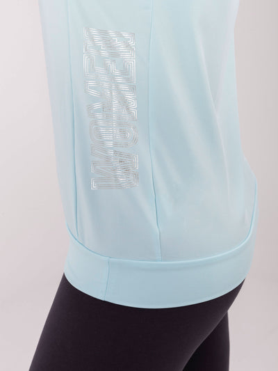 TOMMY LIFE Jasnoniebieska sportowa bluza