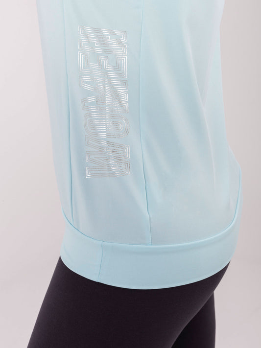 TOMMY LIFE Jasnoniebieska sportowa bluza