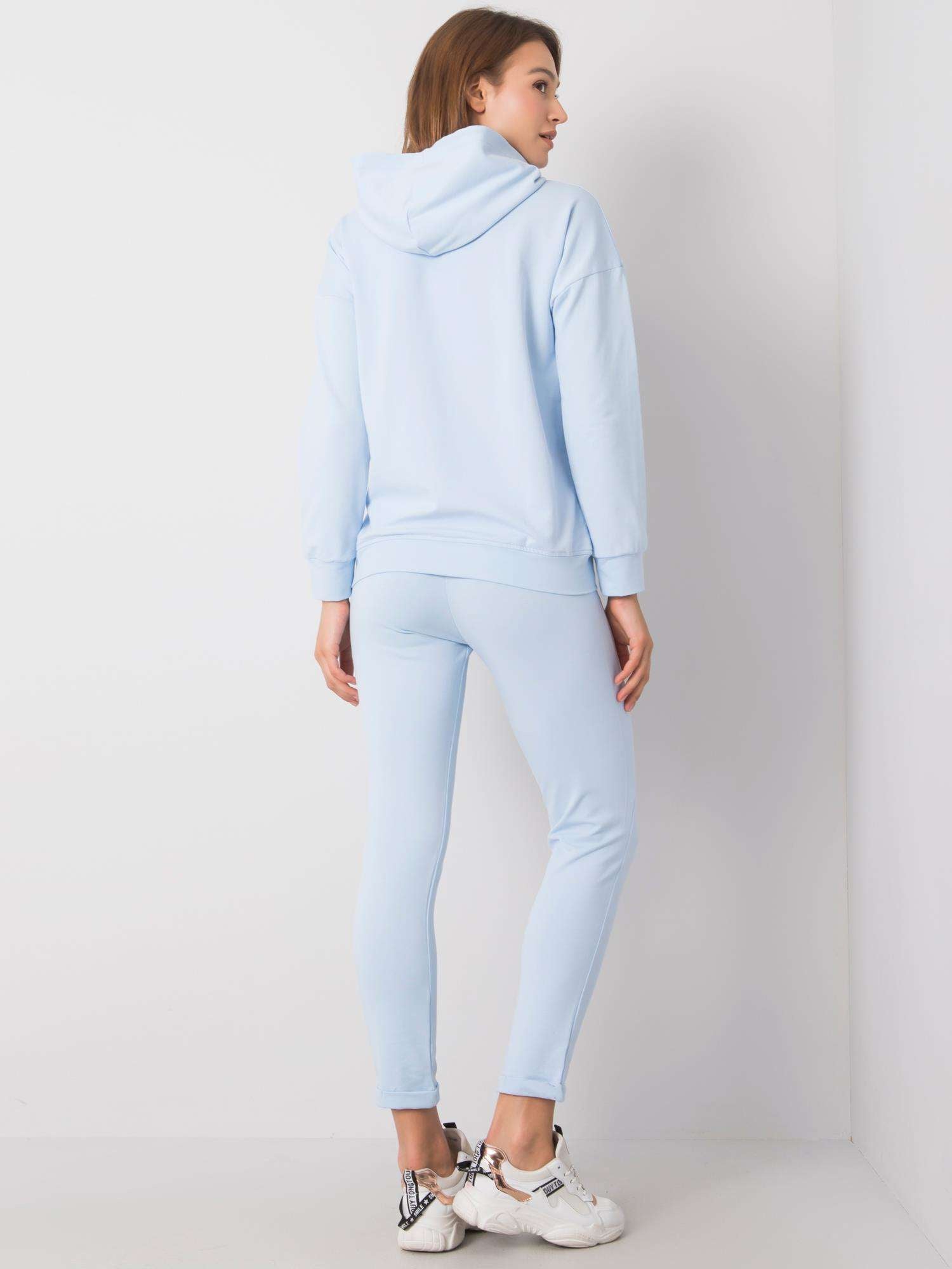 RUE PARIS Jasnoniebieski komplet casualowy