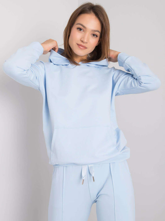 RUE PARIS Jasnoniebieski komplet casualowy