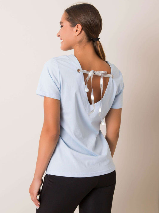FOR FITNESS Jasnoniebieski t-shirt damski