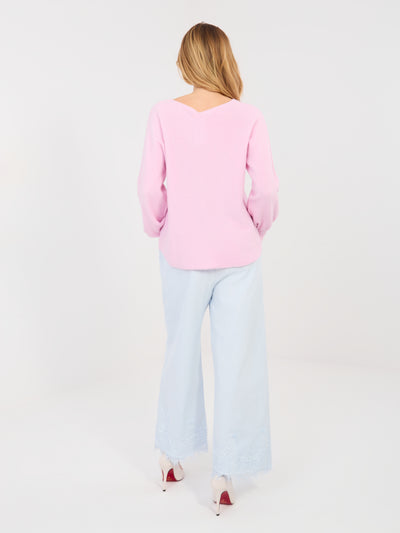 RUE PARIS  Jasnoniebieskie damskie jeansy z kieszeniami