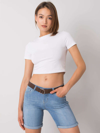 SUBLEVEL Jasnoniebieskie szorty jeansowe