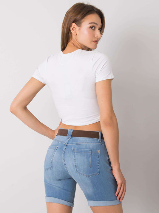 SUBLEVEL Jasnoniebieskie szorty jeansowe