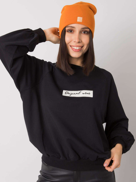 Jasnopomarańczowa czapka beanie