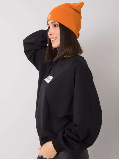 Jasnopomarańczowa czapka beanie