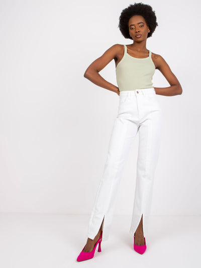 SUBLEVEL Jasnozielony top basic