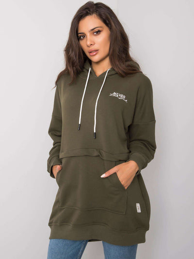 Khaki damska bluza kangurka