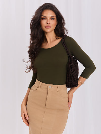 Khaki bluzka Mona
