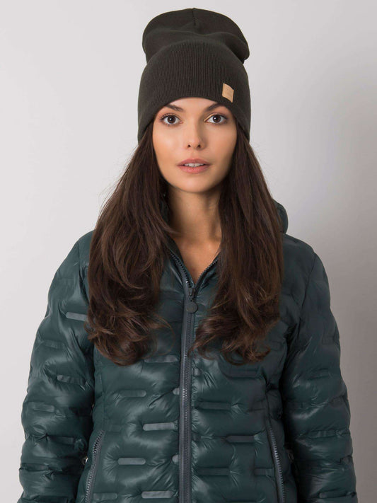 Khaki czapka beanie