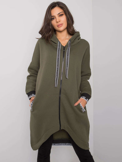 Khaki bluza damska rozpinana