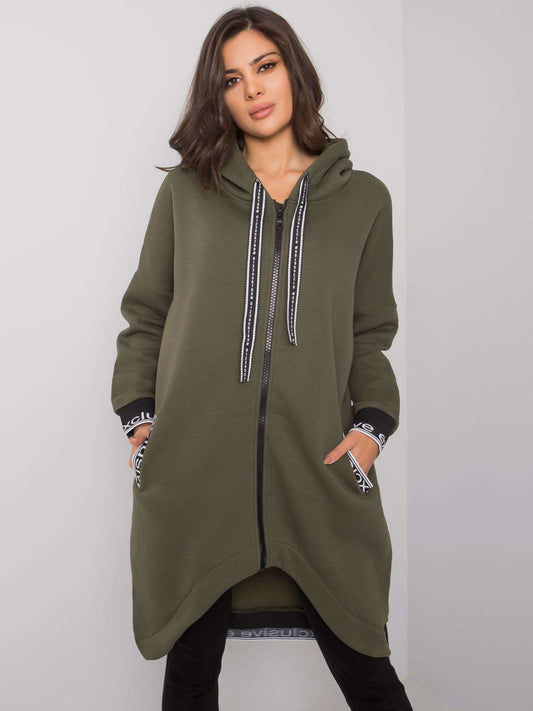 Khaki bluza damska rozpinana