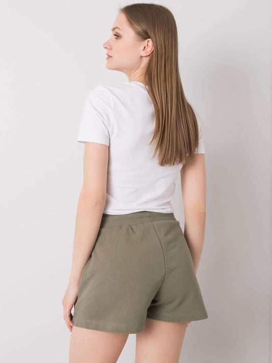 FOR FITNESS Khaki szorty damskie
