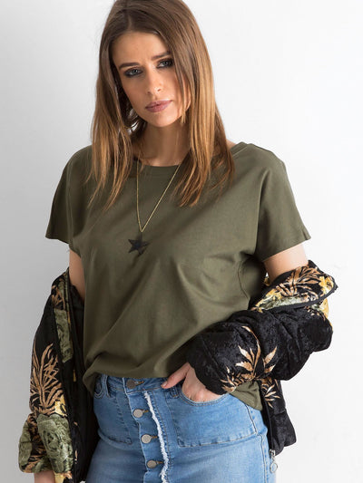 Khaki t-shirt Fire