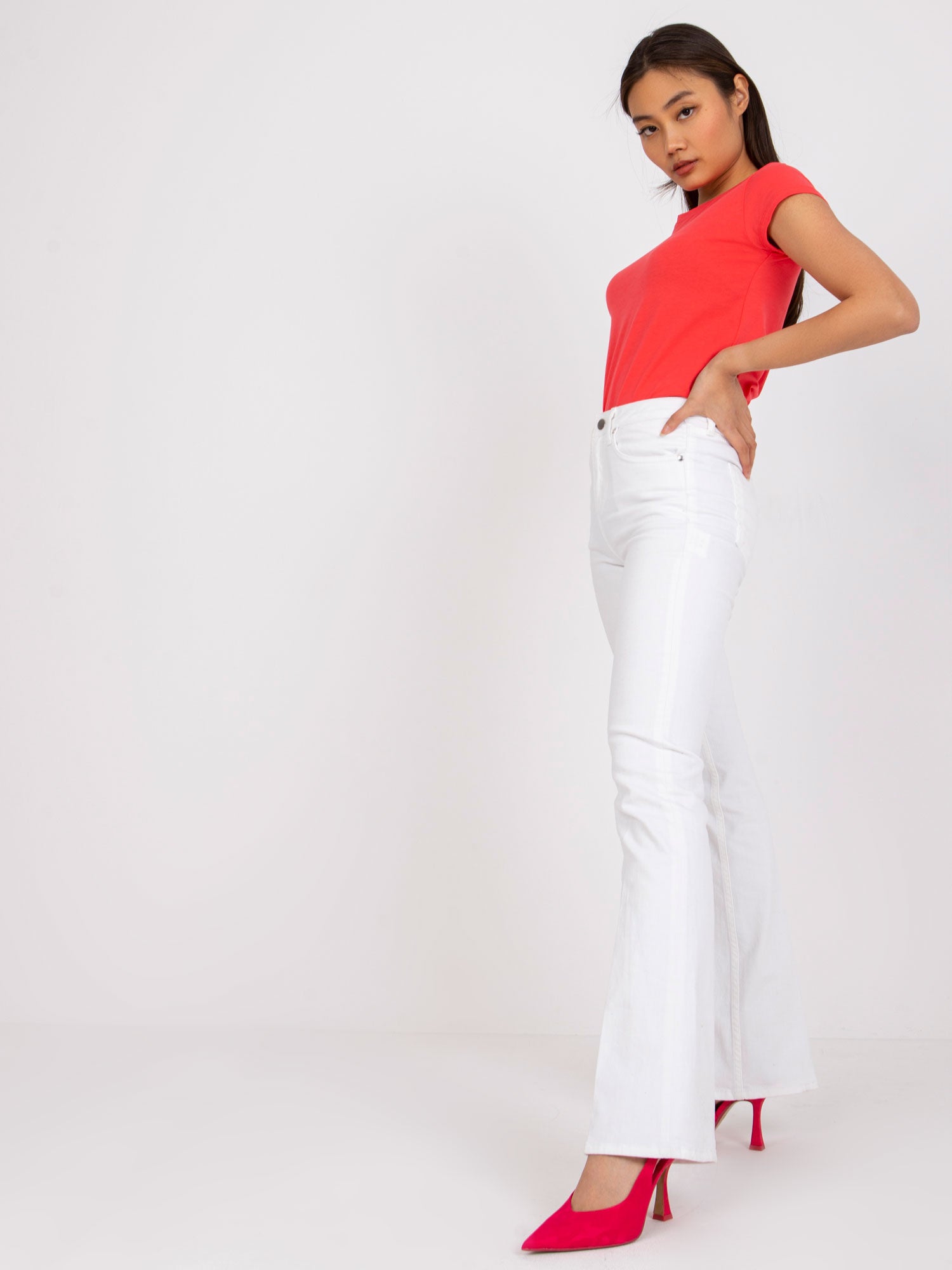Malinowy t-shirt Peachy