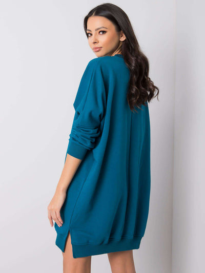 Morska sukienka dresowa oversize