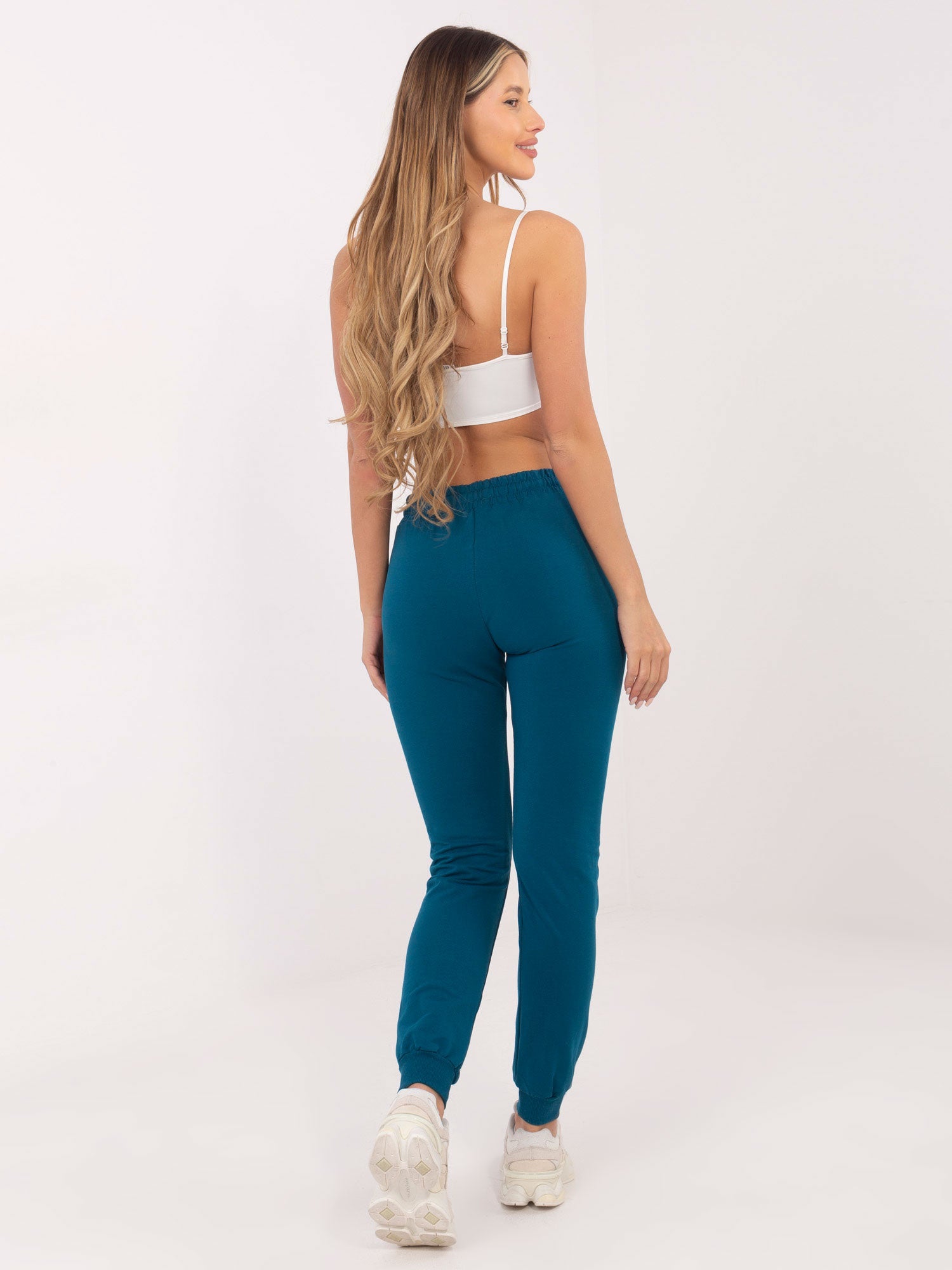 Spodnie dresowe basic morskie