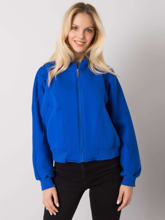 Niebieska bluza rozpinana