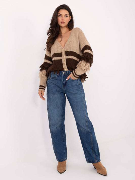 SUBLEVEL Niebieskie damskie jeansy balloon fit