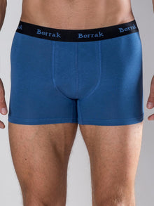 Męskie bokserki niebieskie