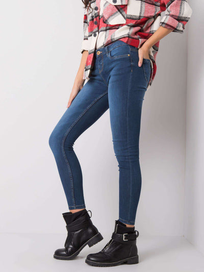 SUBLEVEL Niebieskie jeansowe rurki