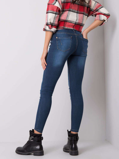 SUBLEVEL Niebieskie jeansowe rurki
