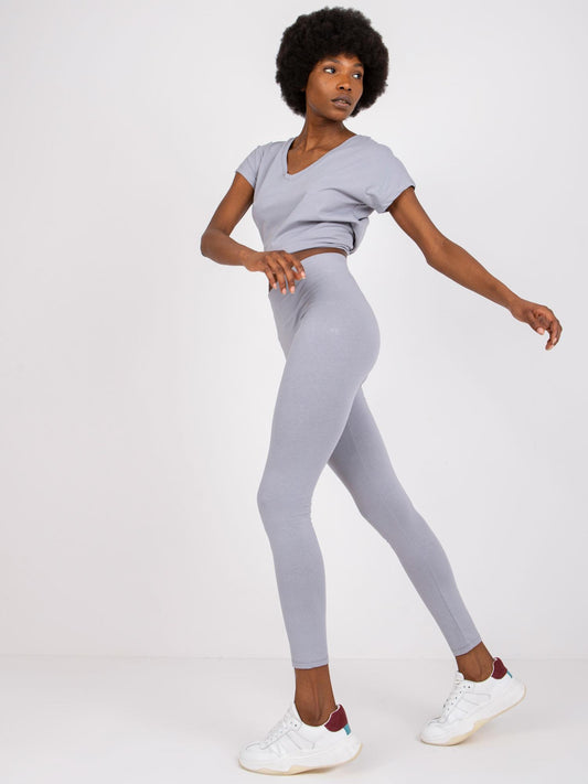 Szare damskie legginsy