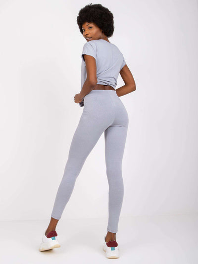 Szare damskie legginsy