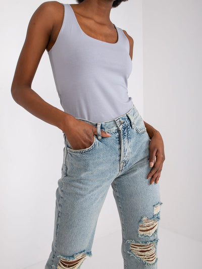 Szary top basic