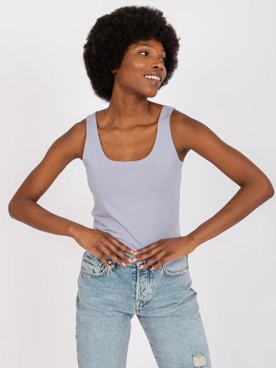 Szary top basic