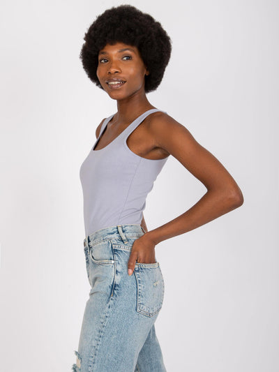 Szary top basic