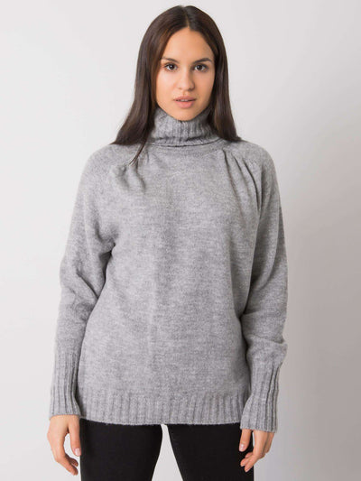 RUE PARIS Szary golf damski