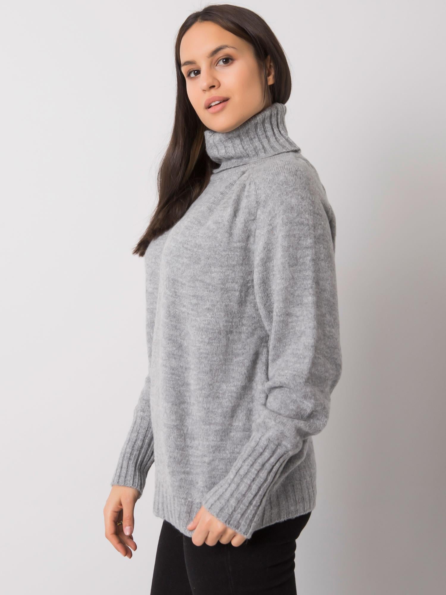 RUE PARIS Szary golf damski