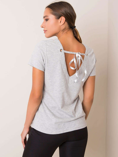 FOR FITNESS Szary t-shirt damski