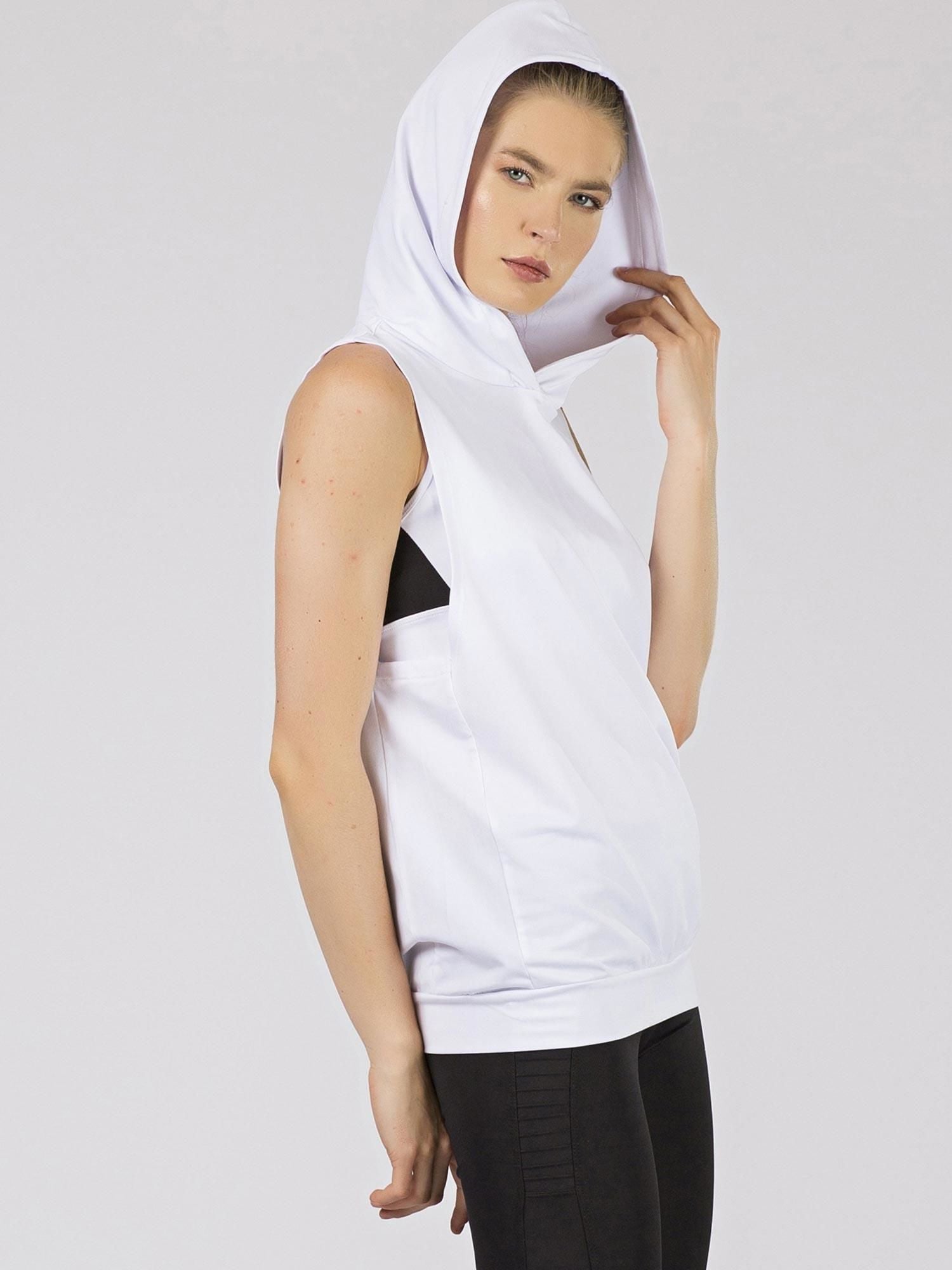Biała bluza sportowa TOMMY LIFE