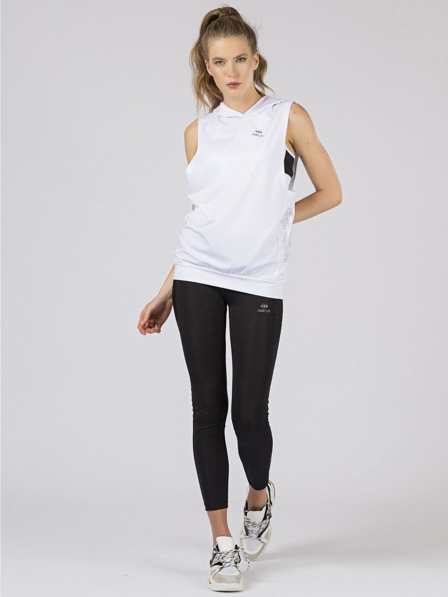 Biała bluza sportowa TOMMY LIFE