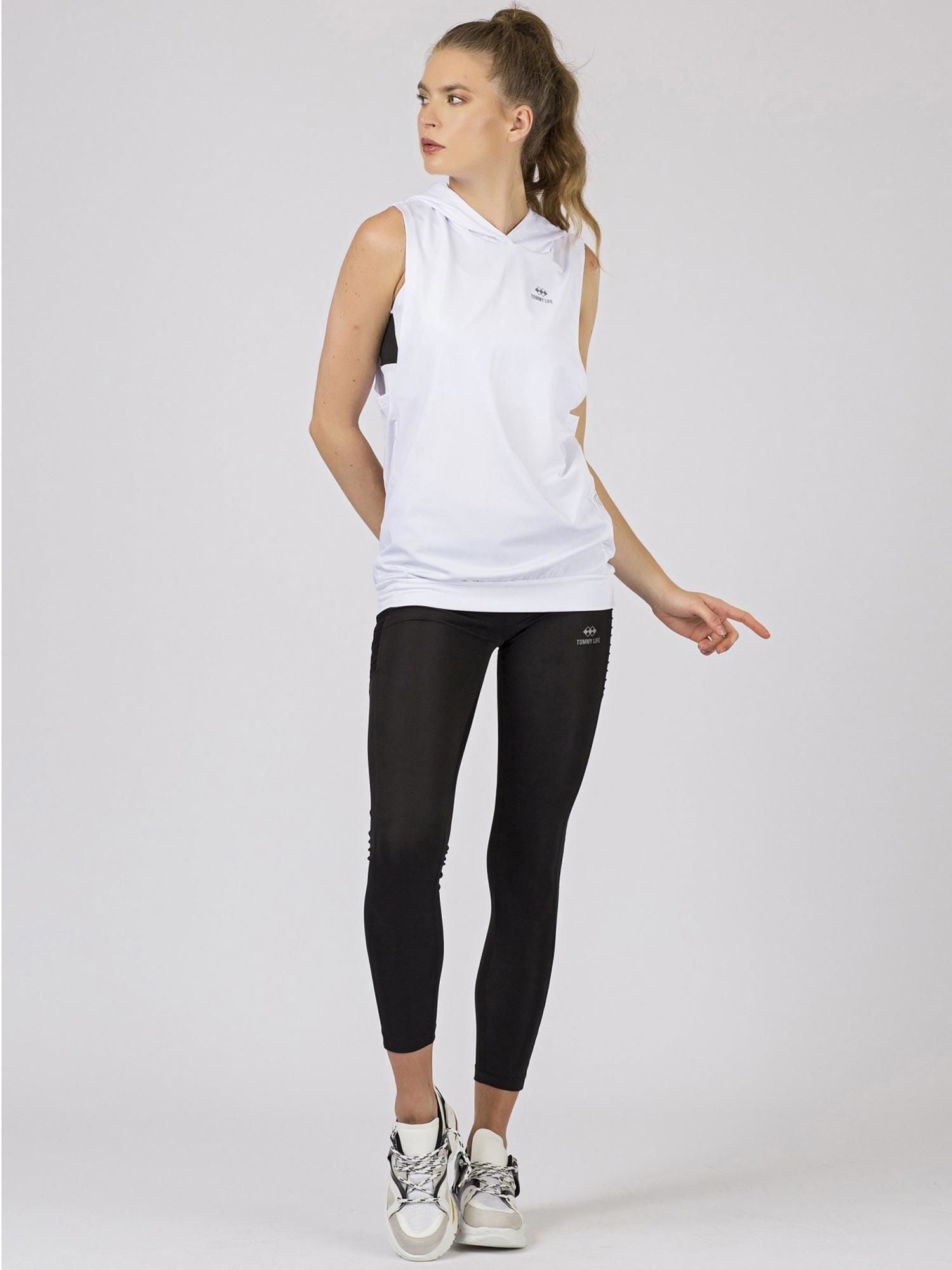 Biała bluza sportowa TOMMY LIFE