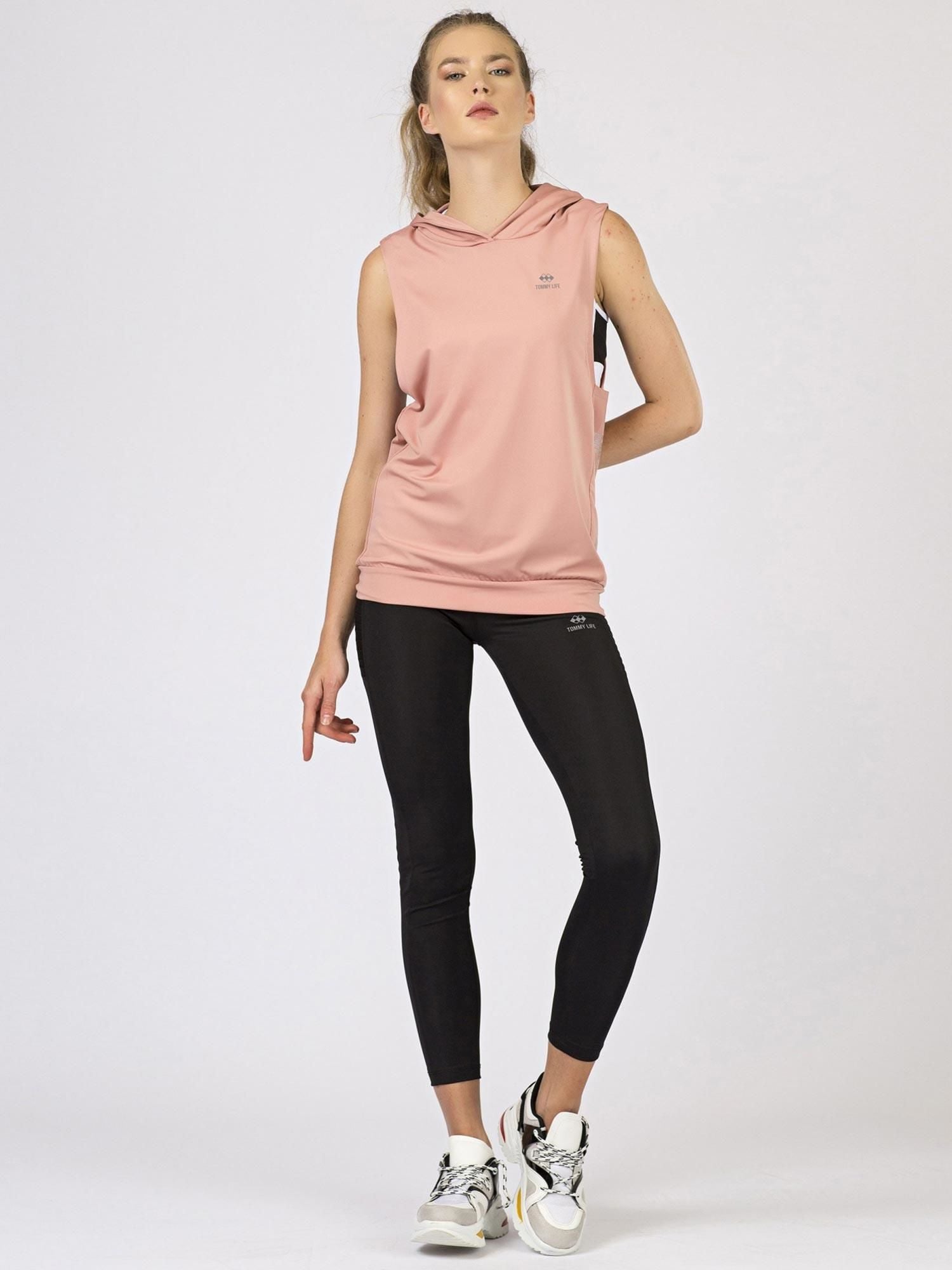Brudnoróżowa bluza sportowa TOMMY LIFE