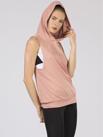 Brudnoróżowa bluza sportowa TOMMY LIFE
