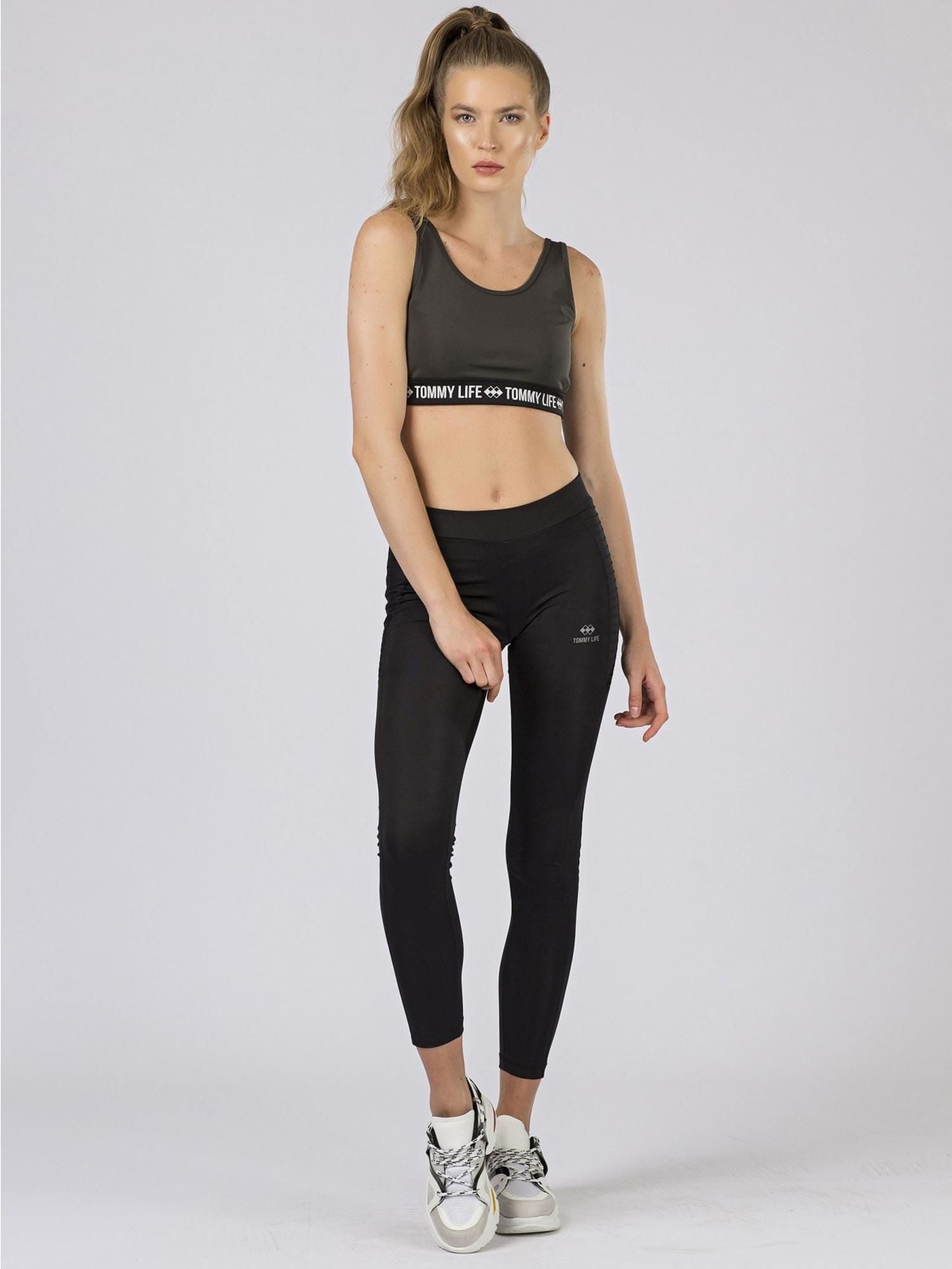 Top sportowy TOMMY LIFE khaki