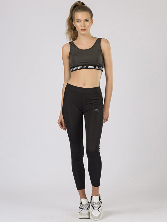 Top sportowy TOMMY LIFE khaki