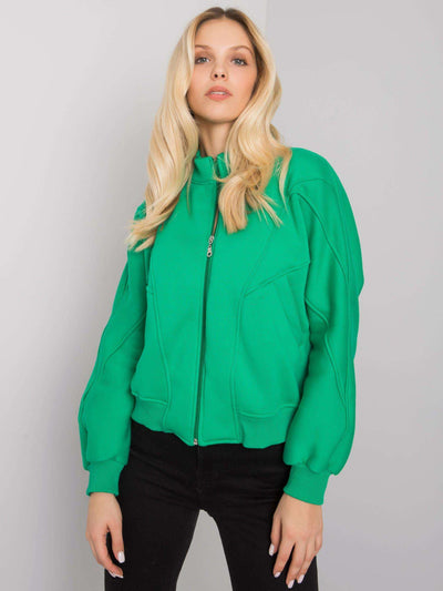 Zielona bluza rozpinana