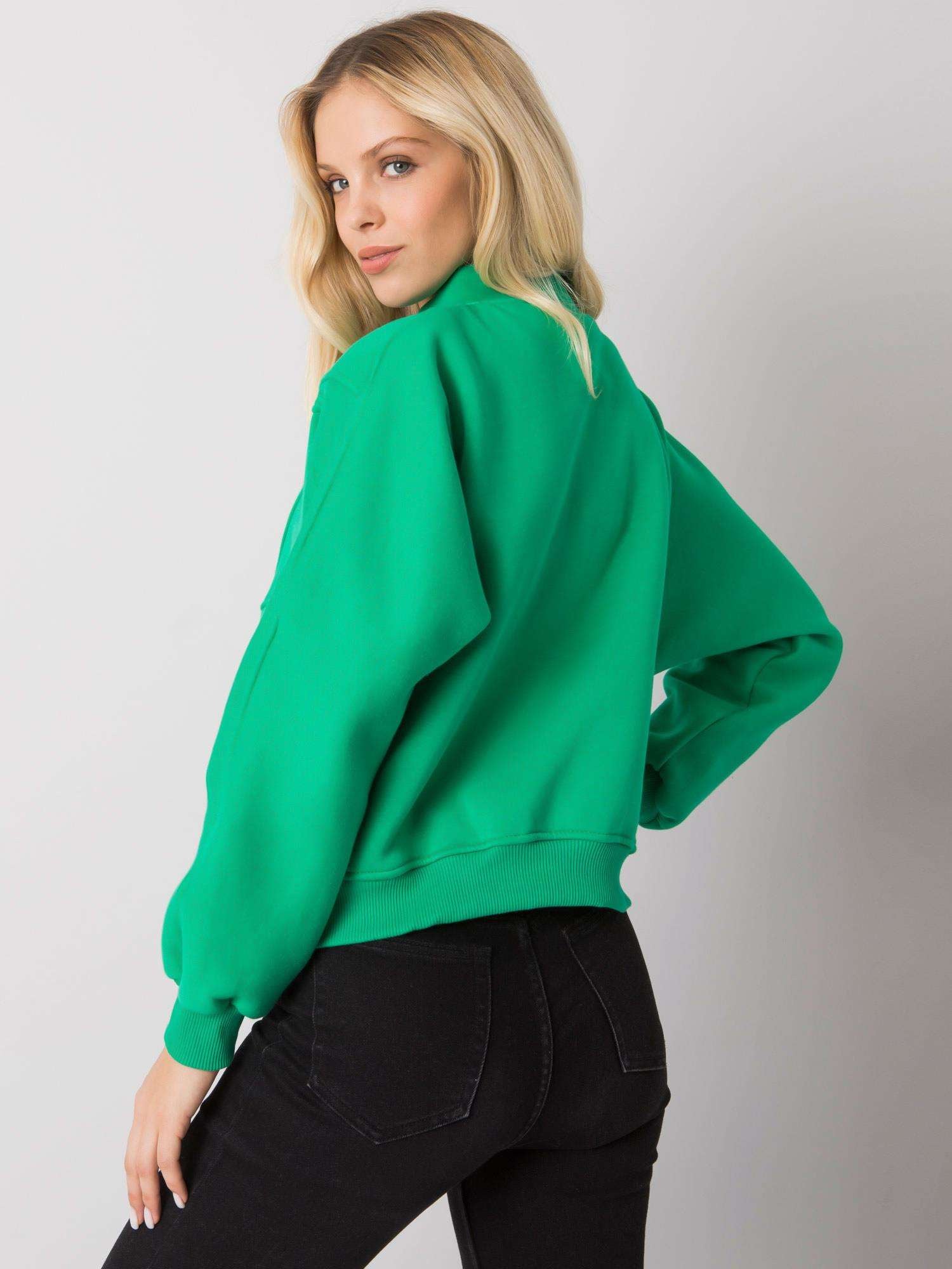 Zielona bluza rozpinana